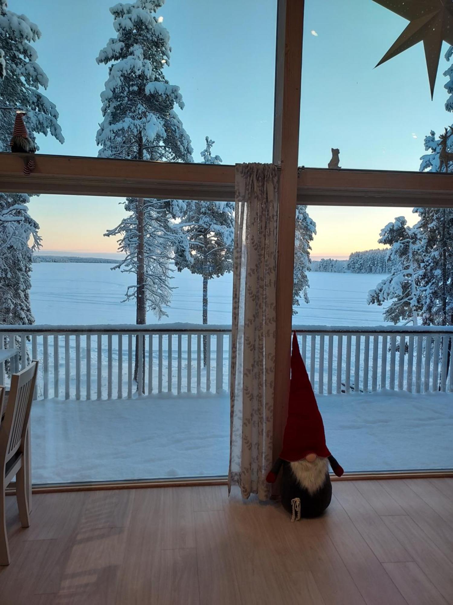 Villa Sirius Sieri, Nice Log-Cottage By The Lake Rovaniemi Zewnętrze zdjęcie
