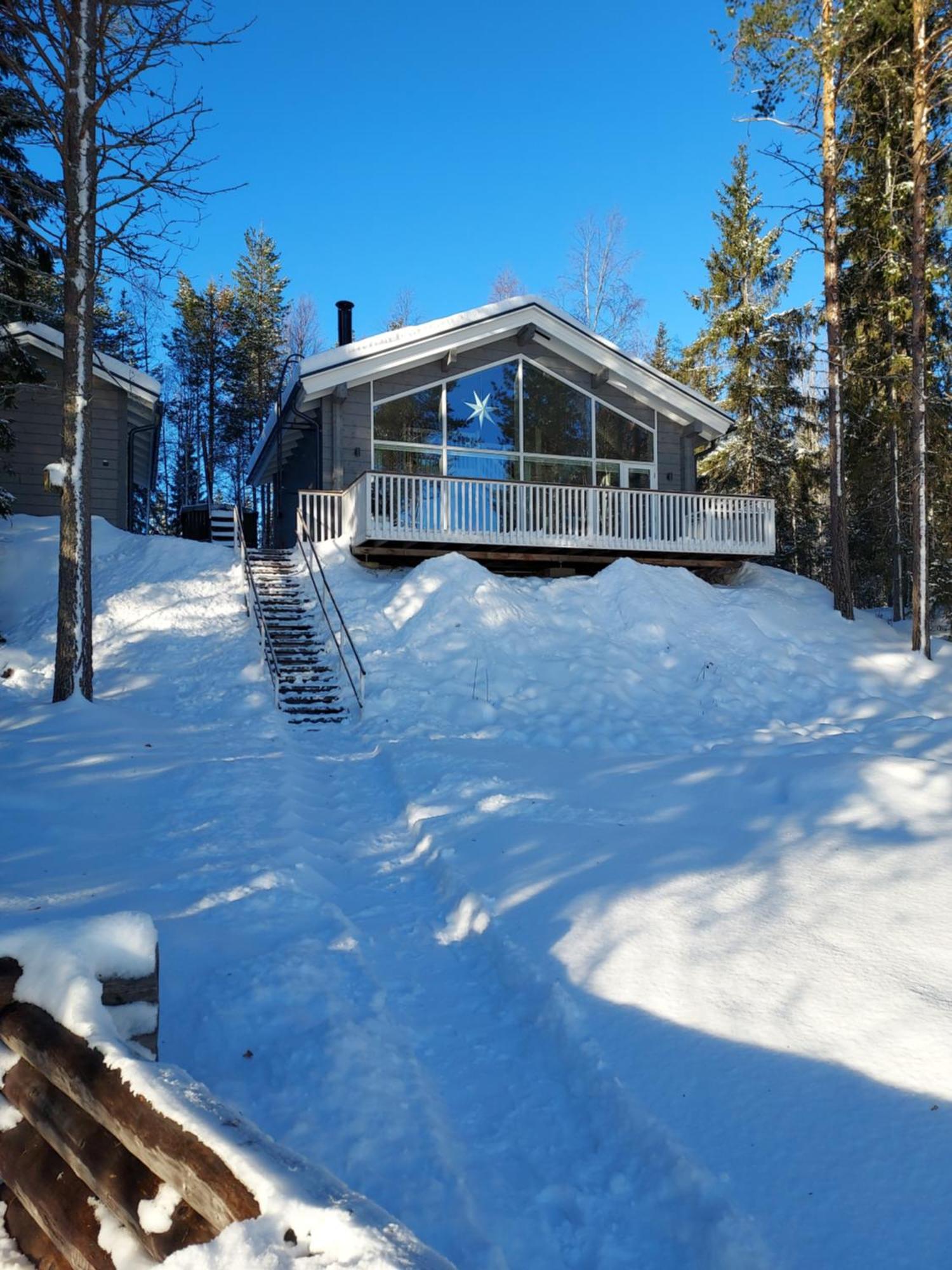 Villa Sirius Sieri, Nice Log-Cottage By The Lake Rovaniemi Zewnętrze zdjęcie